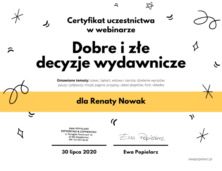 Błędy składu