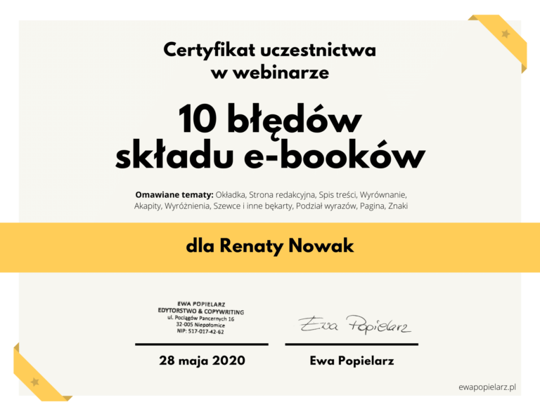 korekta e-booków